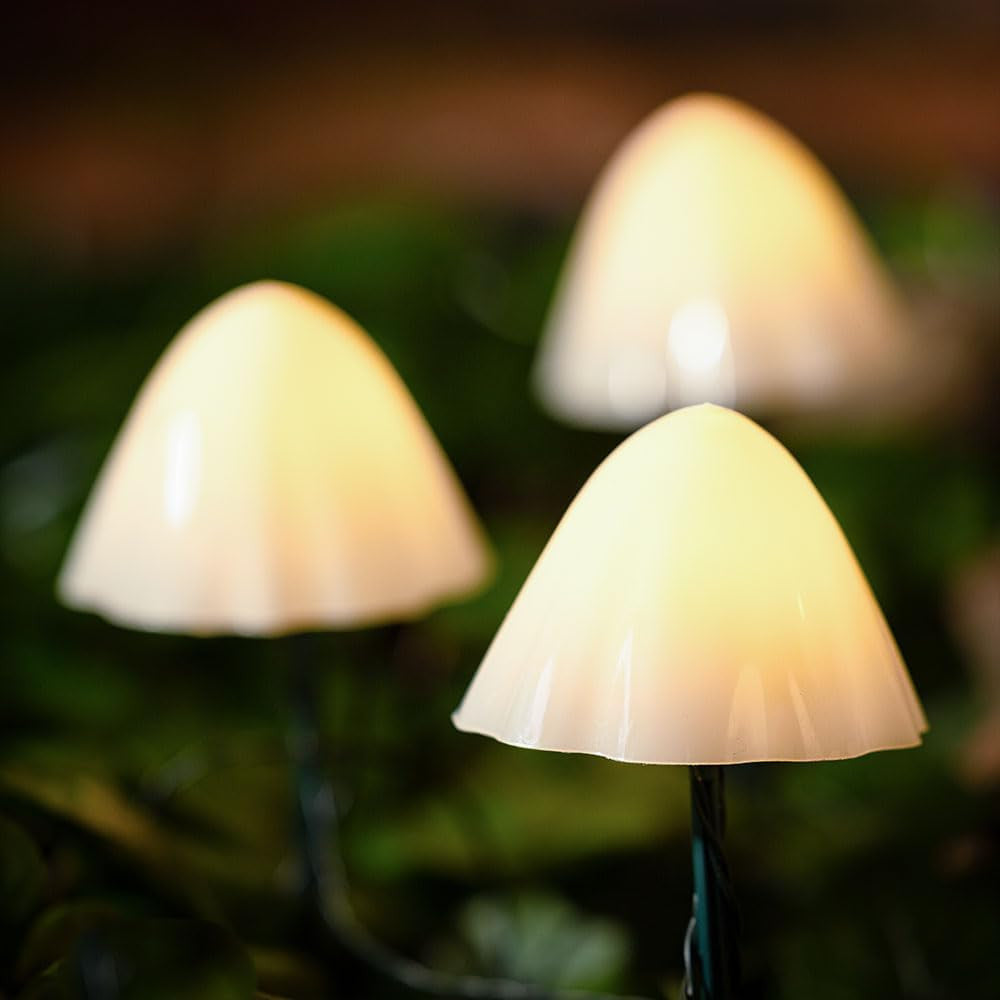 Forest XL Solar Mushroom Lights - Set of 6