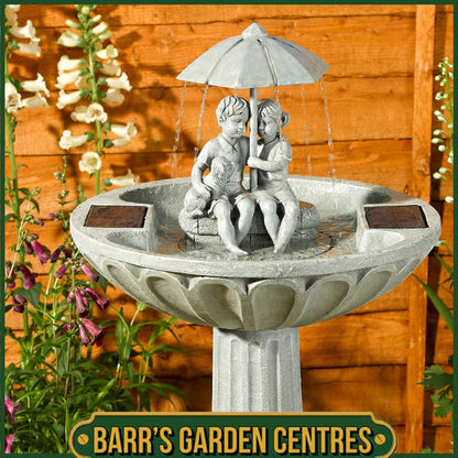 Smart Solar Umbrella Fountain