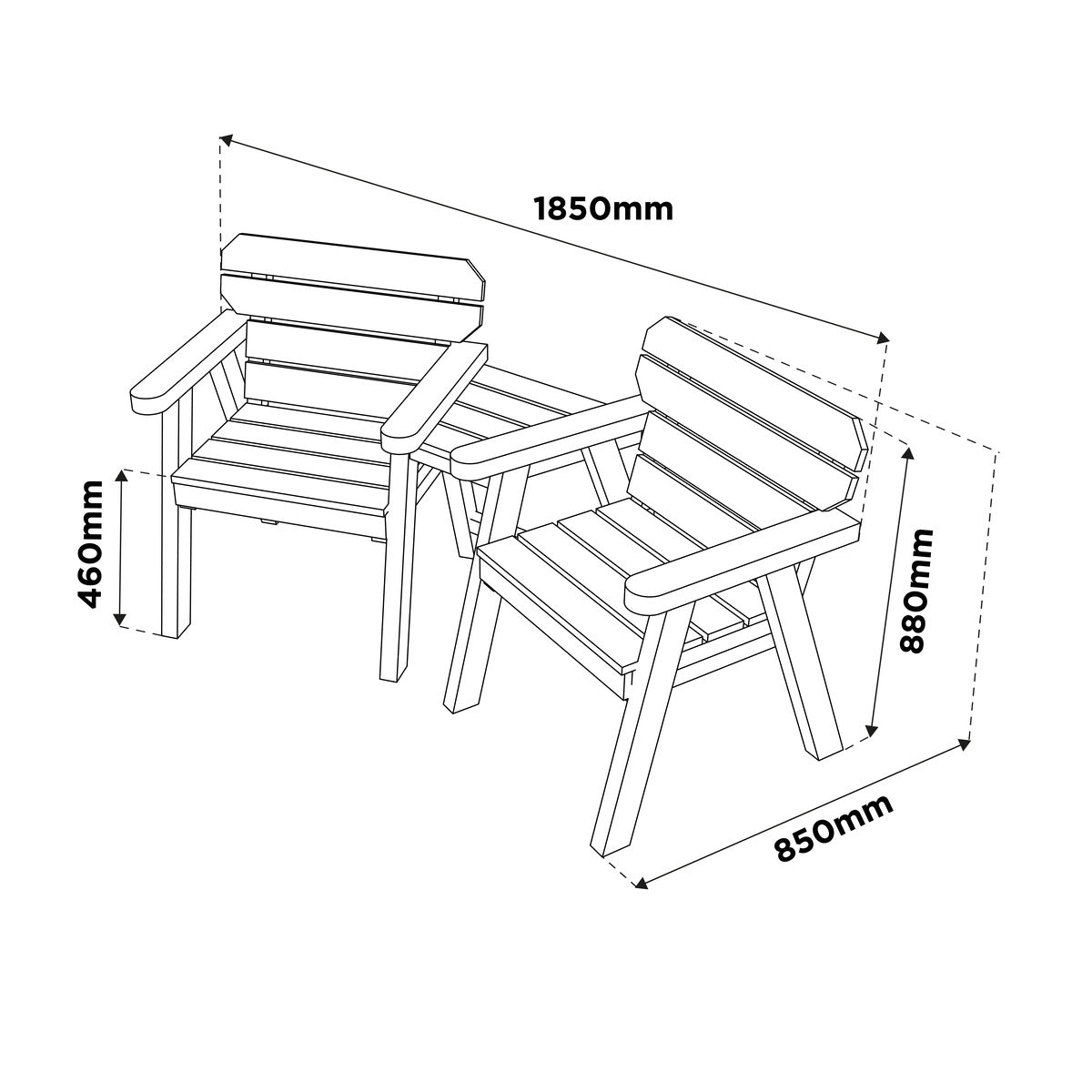 Hampton Companion Seat