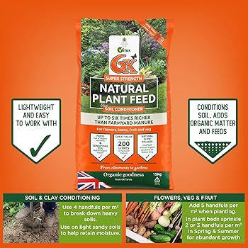 Vitax 6x Natural Fibrous Fertiliser 15kg