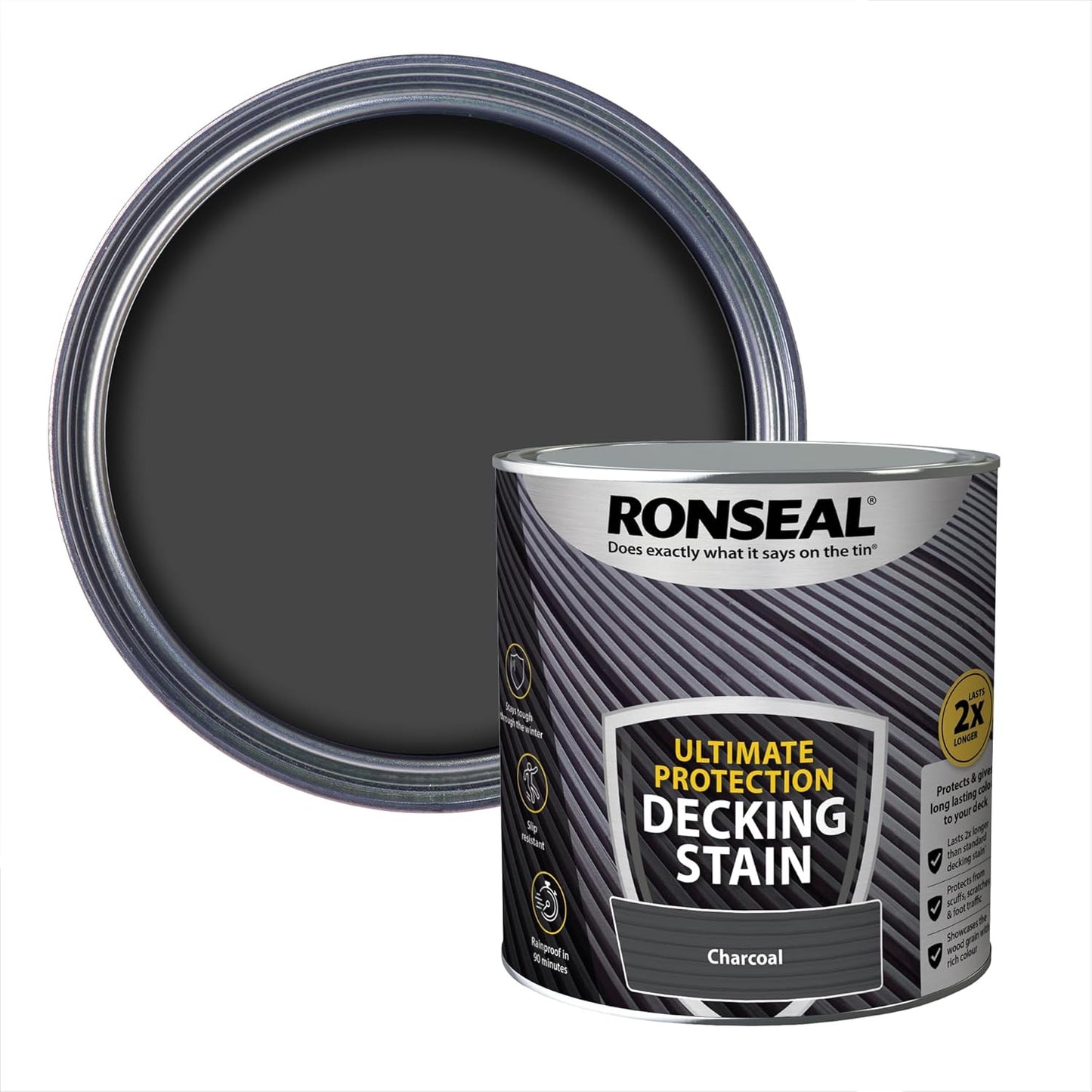 Ronseal Ultimate Protection Decking Stain Charcoal 2.5L