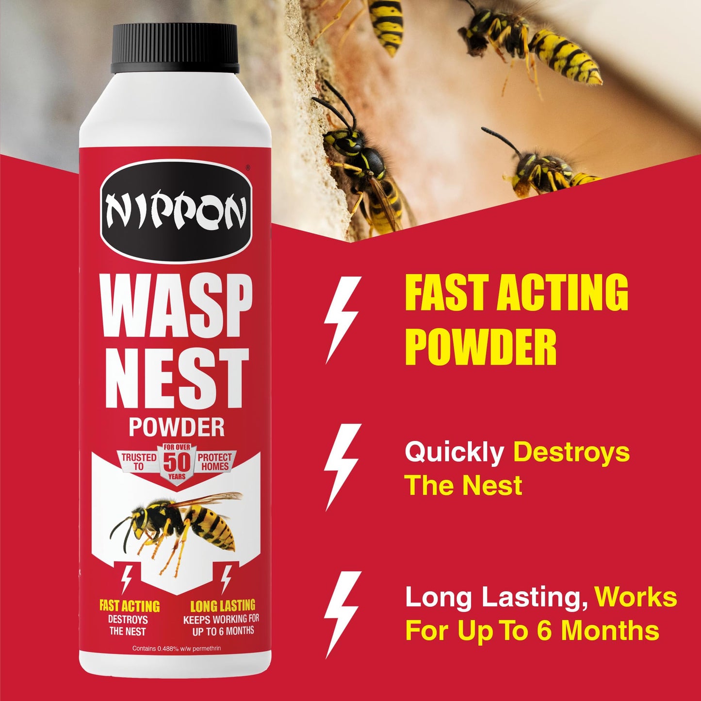 Vitax Nippon Wasp Nest Powder 300g