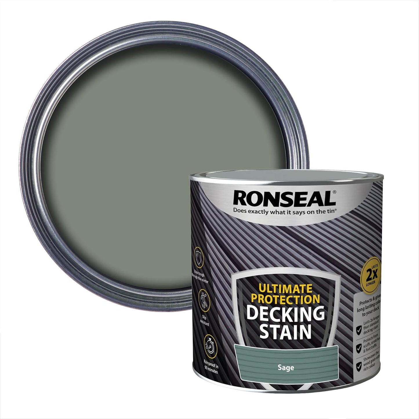 Ronseal Ultimate Protection Decking Stain Sage 2.5L