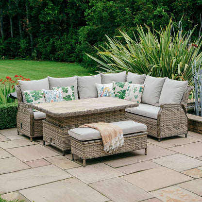 Florence Large Reclining Modular with Adjustable Table  -Set 11