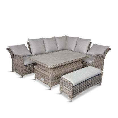 Florence Large Reclining Modular with Adjustable Table  -Set 11