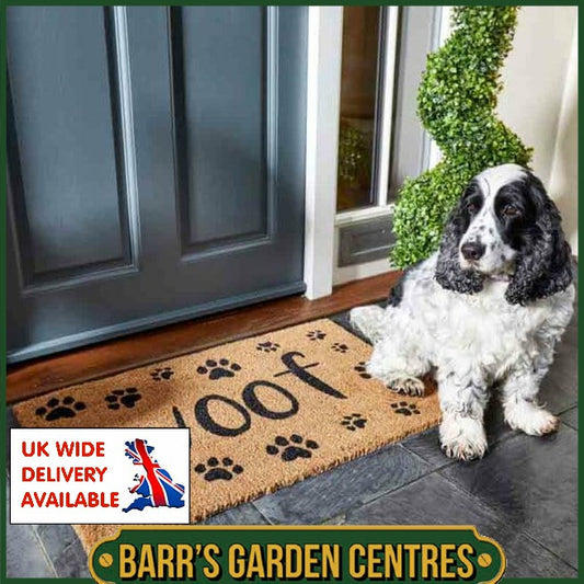 Smart Garden Woof Cow Decoir Mat - 45cm x 75cm