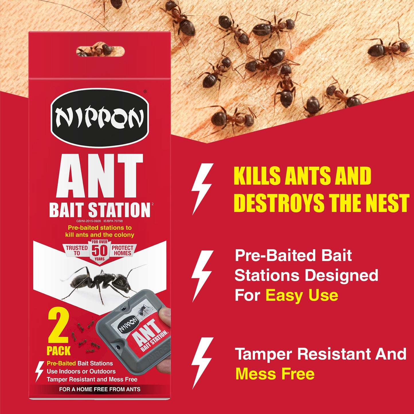 Vitax Nippon Ant Bait Station 2 Pack