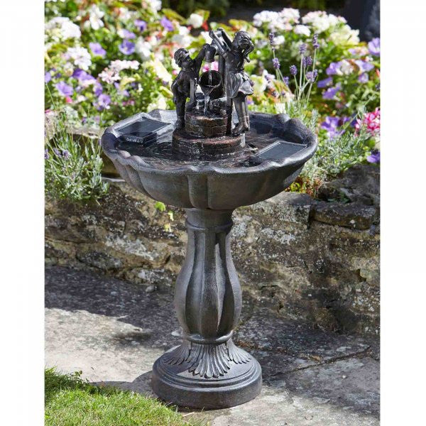 Smart Solar Tipping Pail Fountain