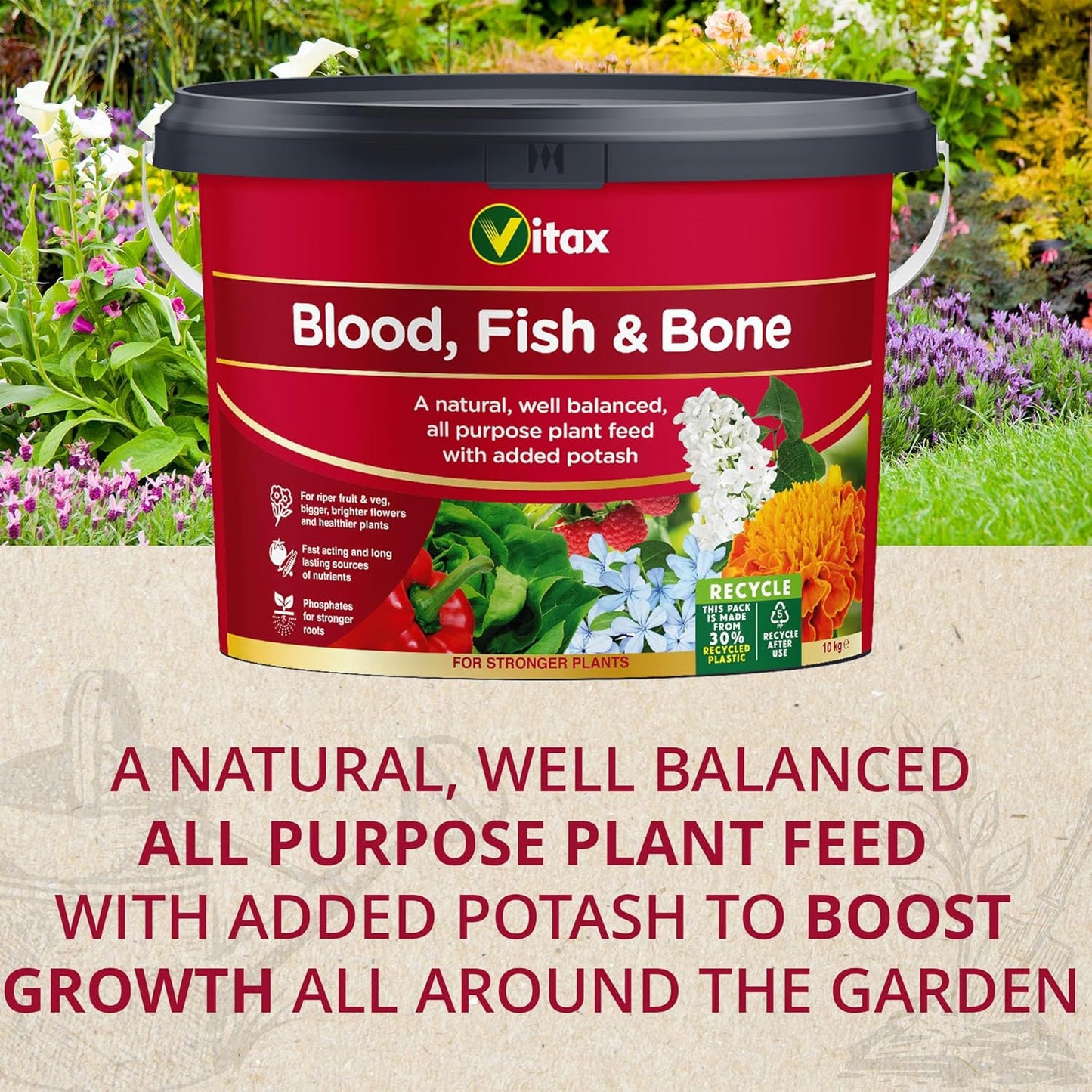 Vitax Blood,Fish & Bone 1.25kg - 2.5kg - 5kg