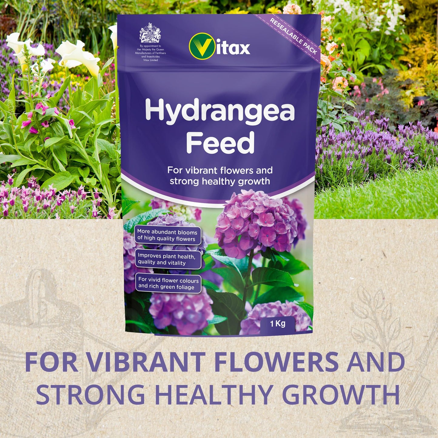 Vitax Hydrangea Feed Pouch 1Kg