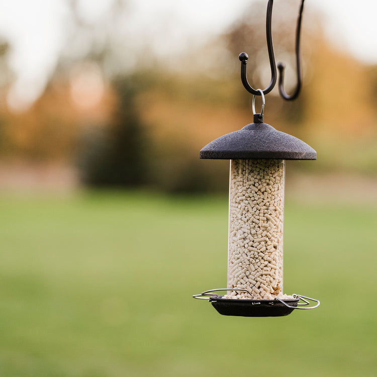 Gardman Black Steel Suet Treat & Mealworm Feeder