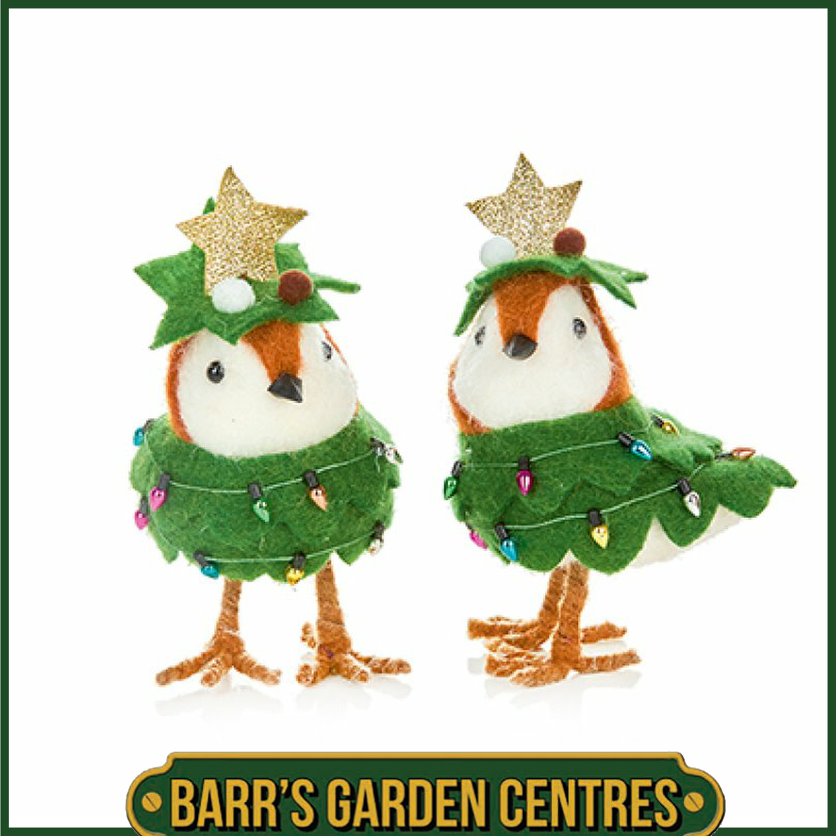 14cm Robin Christmas Tree Plush
