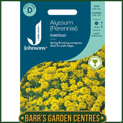 Johnsons - Alyssum (perennial) Gold Dust - 250 Seeds