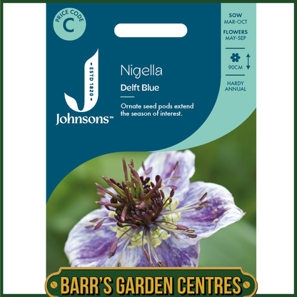 Johnsons - Nigella Delft Blue - 200 Seeds