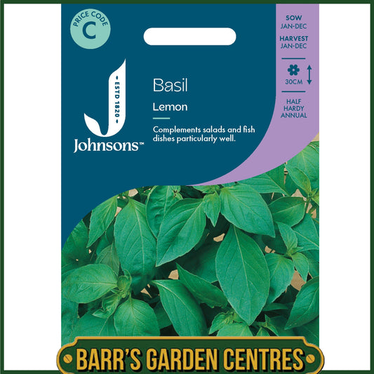 Johnsons - Herb - Basil Lemon - 300 Seeds