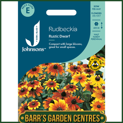 Johnsons - Rudbeckia Rustic Dwarf - 500 Seeds
