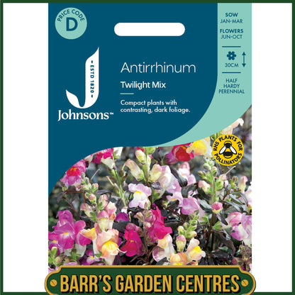 Johnsons - Antirrhinum Twilight Mix - 750 Seeds