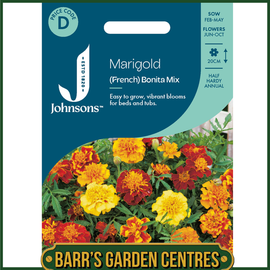 Johnsons - Marigold (French) Bonita Mix - 200 Seeds