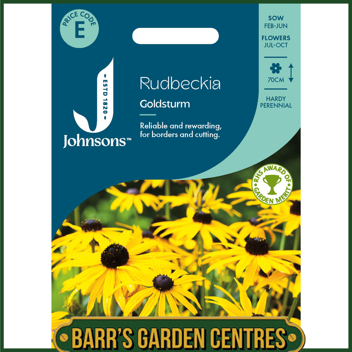 Johnsons - Rudbeckia Goldsturm - 125 Seeds