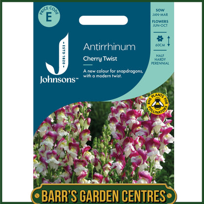 Johnsons - Antirrhinum Cherry Twist - 750 Seeds