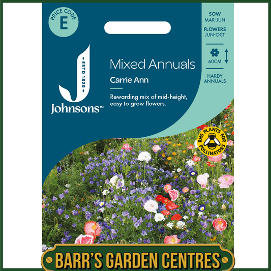 Johnsons - Mixed Annuals Carrie Ann - 1g Seeds