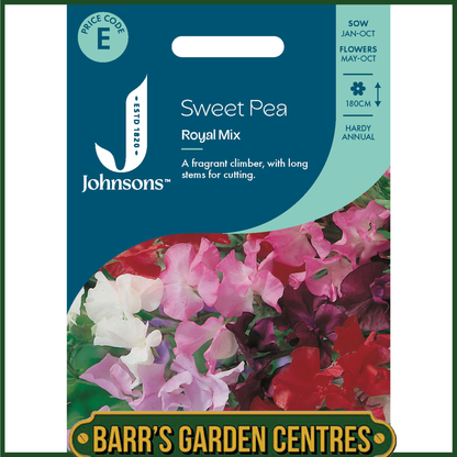 Johnsons - Sweet Pea Royal Mix - 25 Seeds