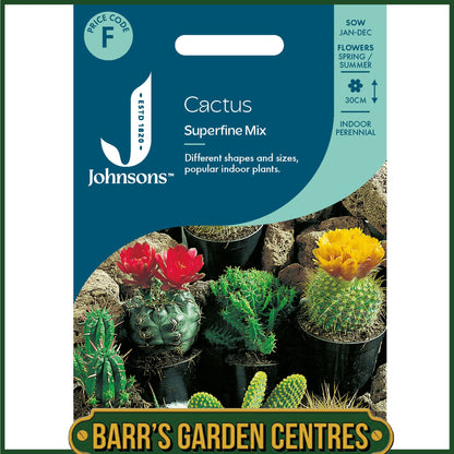 Johnsons - Cactus Superfine Mix - 70 Seeds