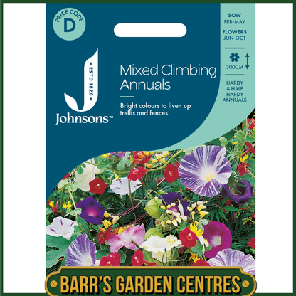 Johnsons - Mix Climbing Annuals - 1.5g Seeds