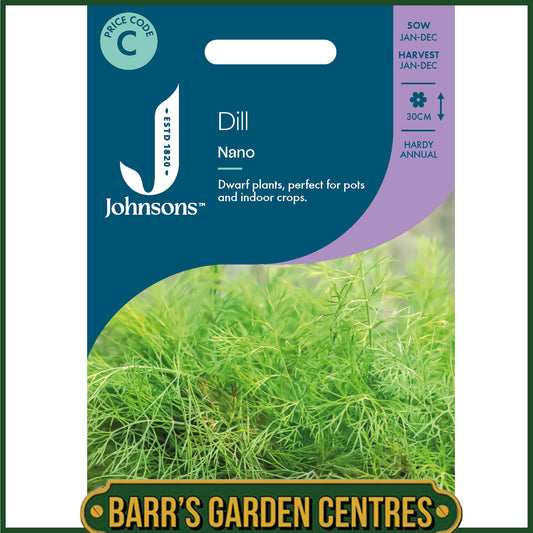 Johnsons - Herb - Dill Nano - 200 Seeds