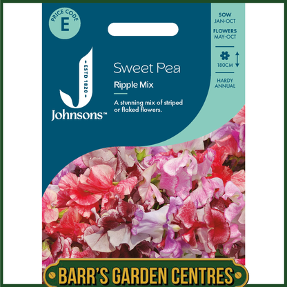 Johnsons - Sweet Pea Ripple Mix - 25 Seeds