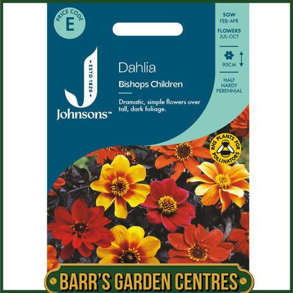 Johnsons - Dahlia Bishops Children - 40 Seeds