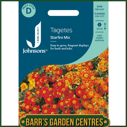 Johnsons - Tagetes Starfire Mix - 250 Seeds
