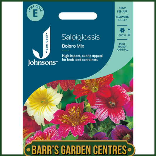 Johnsons - Salpiglossis Bolero Mix - 750 Seeds