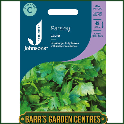Johnsons - Herb - Parsley Laura - 500 Seeds