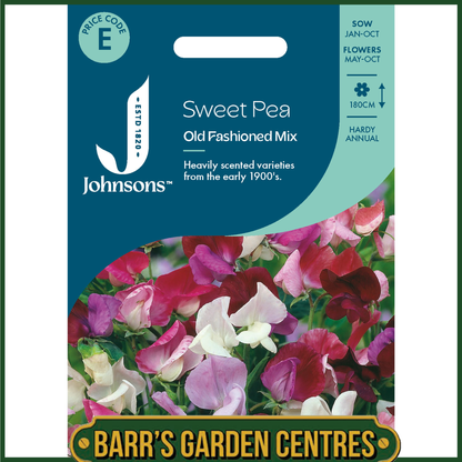 Johnsons - Sweet Pea Old Fashioned Mix - 25 Seeds