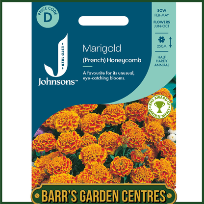 Johnsons - Marigold (French) Honeycomb - 100 Seeds