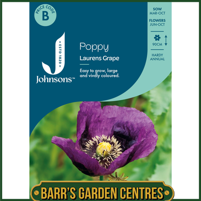 Johnsons - Poppy Laurens Grape - 1000 Seeds