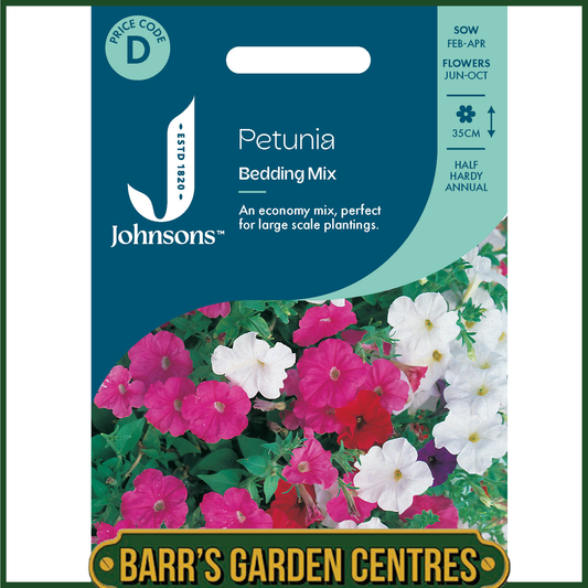 Johnsons - Petunia Bedding Mix - 750 Seeds