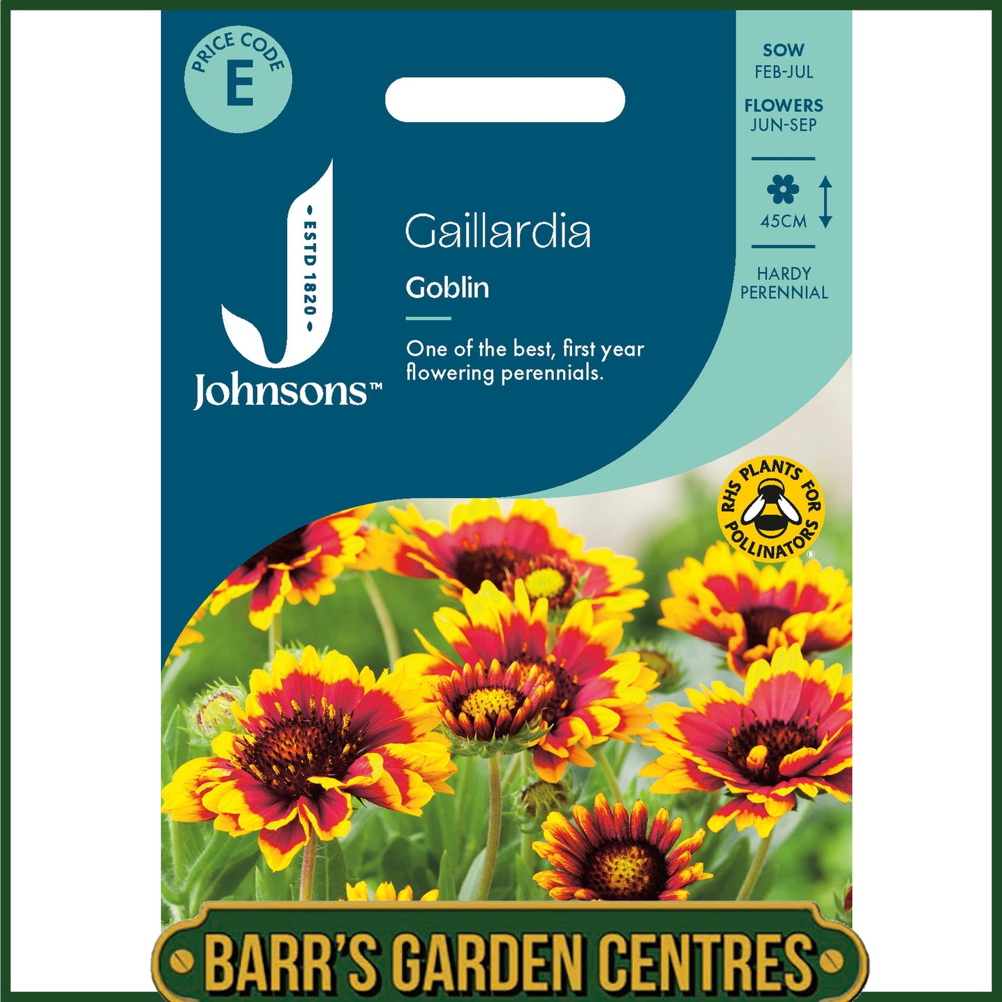 Johnsons - Gaillardia Goblin - 100 Seeds