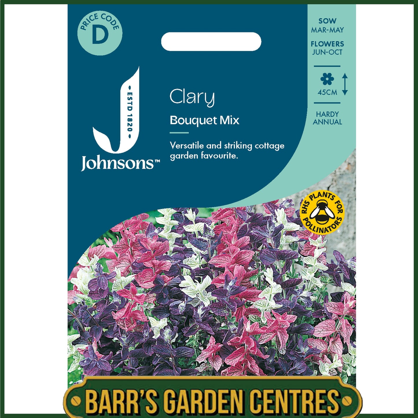 Johnsons - Clary Bouquet Mix - 300 Seeds