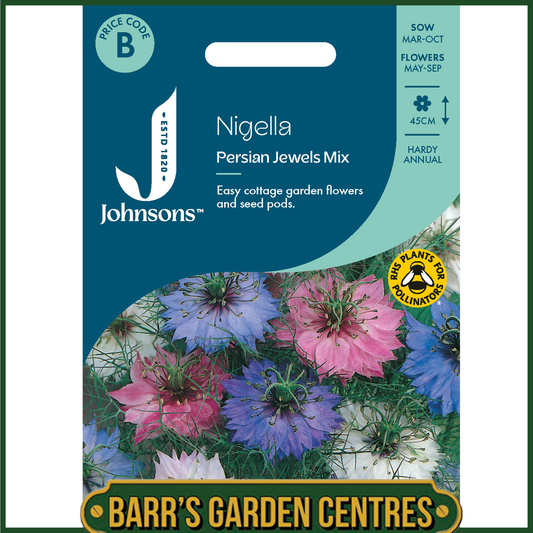 Johnsons - Nigella Persian Jewels Mix - 500 Seeds