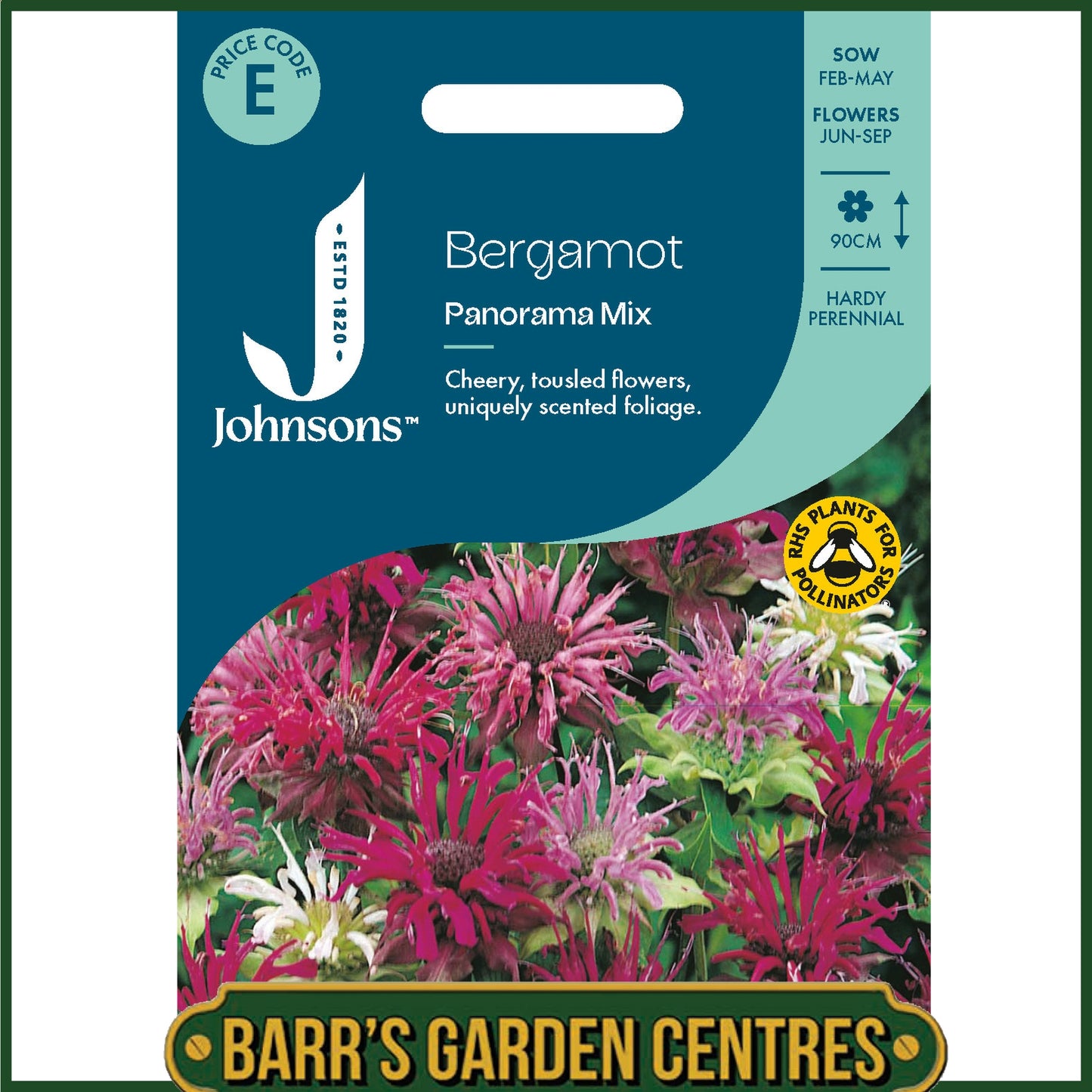 Johnsons - Bergamot Panorama Mix - 100 Seeds