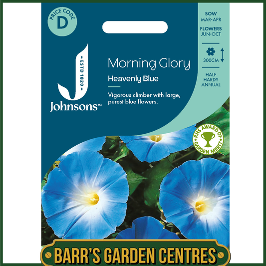 Johnsons - Morning Glory Heavenly Blue - 45 Seeds