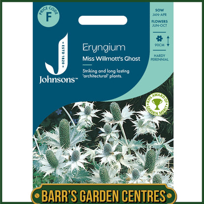 Johnsons - Eryngium Miss Willmotts Ghost - 30 Seeds