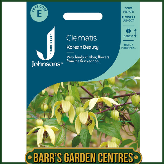 Johnsons - Clematis Chiisanensis Korean Beauty - 35 Seeds