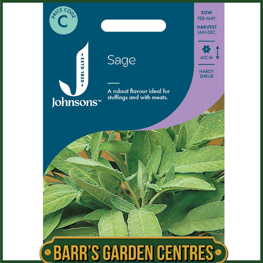 Johnsons - Herb - Sage - 75 Seeds