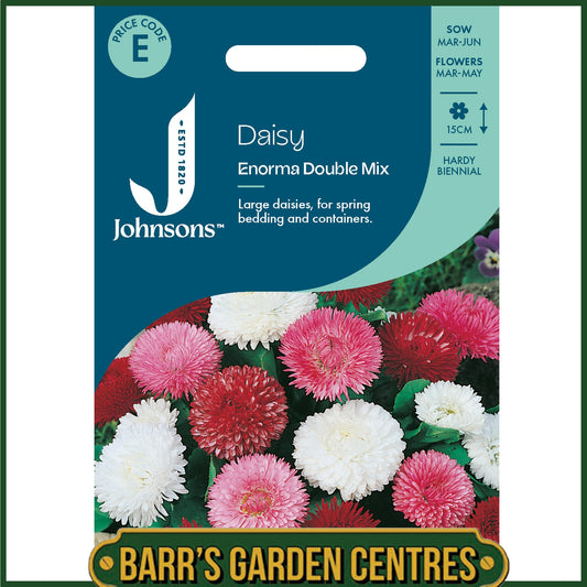 Johnsons - Daisy Enorma Double Mix - 250 Seeds