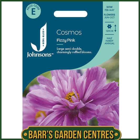 Johnsons - Cosmos Fizzy Pink - 50 Seeds