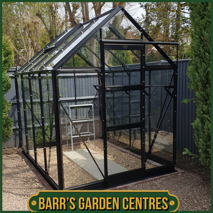 SPECIAL PACKAGE DEAL - WITH 3mm HORTICULTURAL GLASS - HIGH EAVE 6'3" WIDE ELITE GREENHOUSE