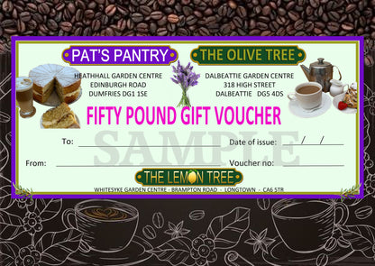 Barr's Garden Centres Coffee Shop Vouchers